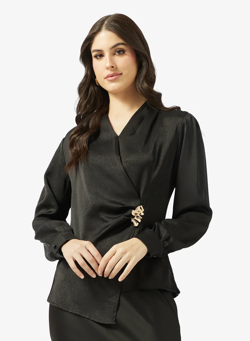 ايلا Draped Blouse